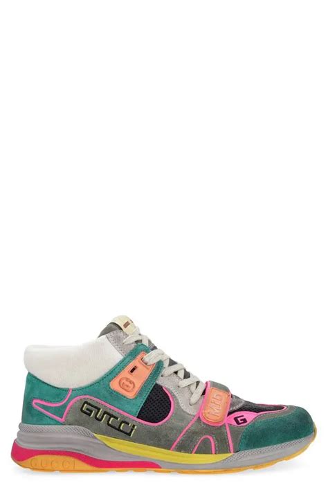 gucci ultrapace sneaker|gucci leather high top sneakers.